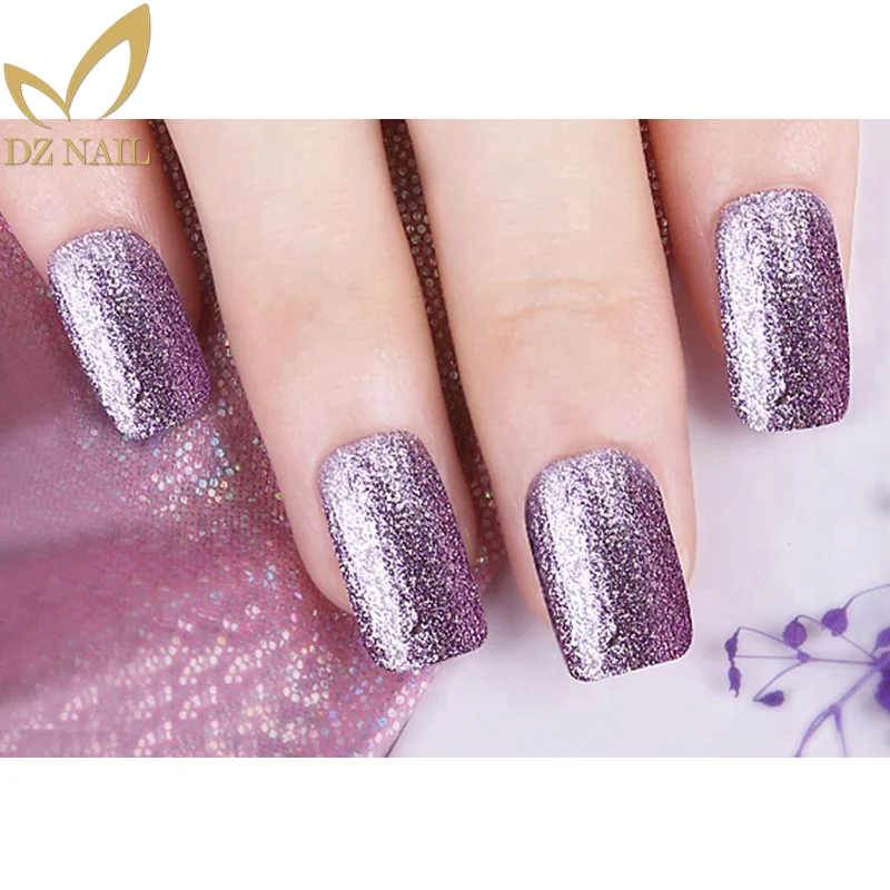 2018 new design long lasting ECO-friendly healthy Glitter Platinum gel nail polish with fashion color