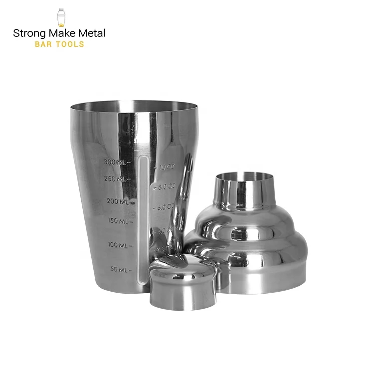 Professional 500ml japanese cobbler insulated gold copper bar customized hybrid cocktail shaker with measurements