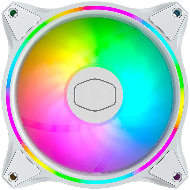 High quality white 140mm ARGB fan 5v 3pin RGB case fan RGB fan for cpu liquid cooler