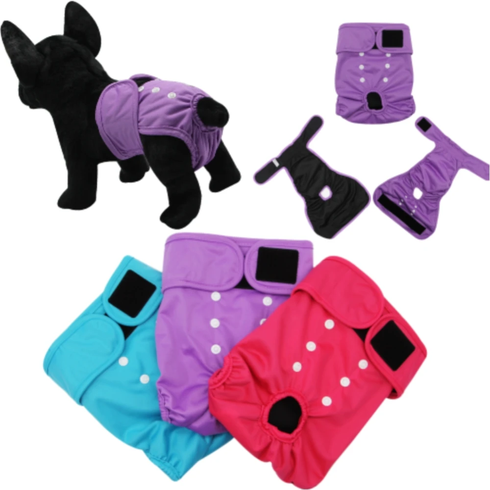 Couches Pour Chiens Pet Xs Dog Diapers Washable Reusable Male Dog Pampers Diapers
