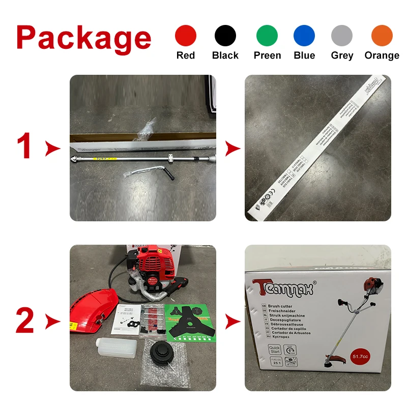 New arrival powerful mower 35.8cc brush cutter with hnda engine
