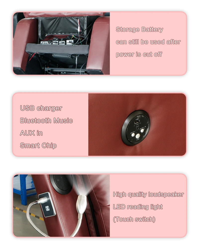 Furniture Manufacturer Home Theater Seating Lazy Boy Chair Recliner Sofa