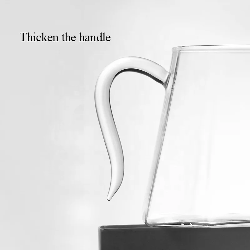Sharing Pot High Borosilicate Coffee Maker Heat Resistance Pour Over Drip Kettle Set Glass Coffee Server Pot