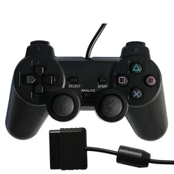 Black wired suitable for PS2 host controller game console joystick Ps2 controller