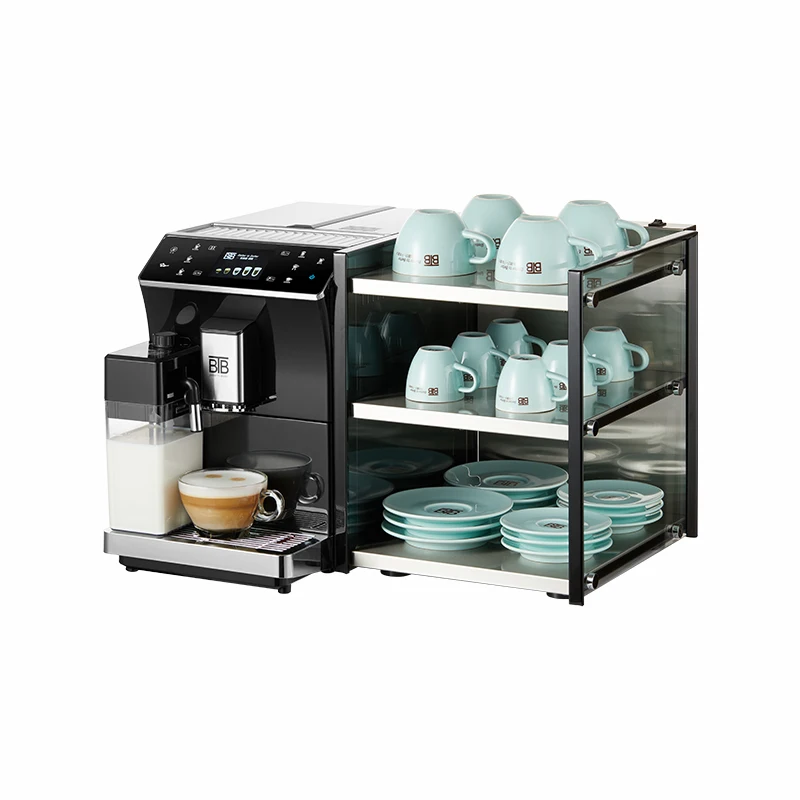 One key operation automatic coffee machine with 110v/220v coffee grinder Cappuccino Coffee Maker for Home Use wholesale