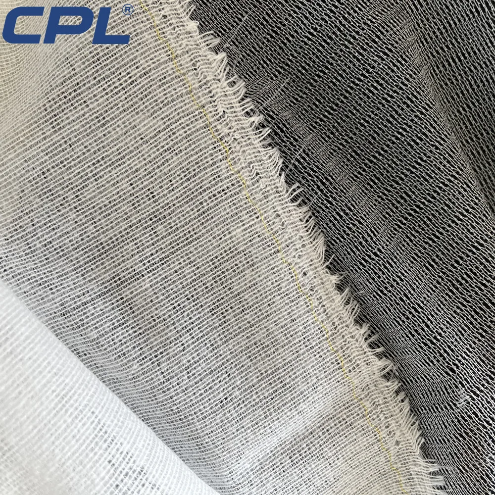 Hot sale wholesale warp knitted napping fusible interfacing for suit