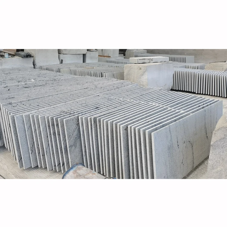 Серый гранит с белой стеновой облицовкой для пола 120x60 гранитная плитка