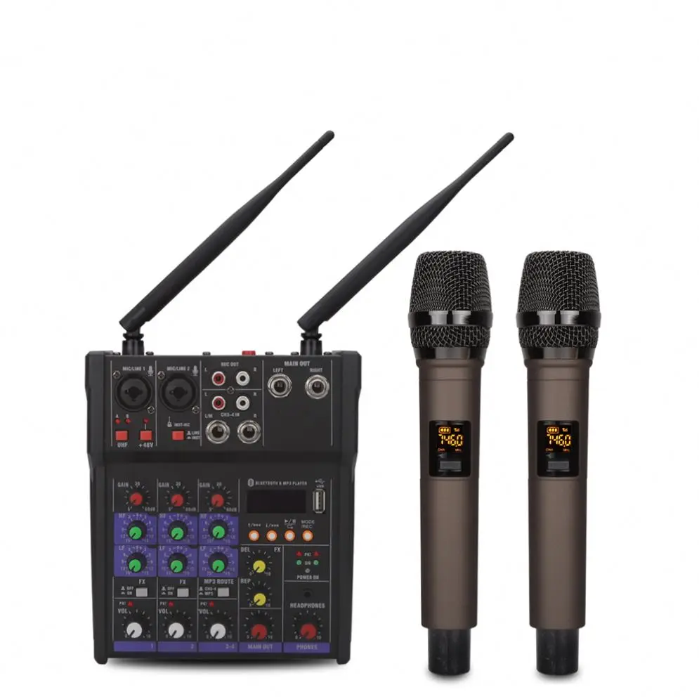 Hot Sale Dj Mixer Controller With Amplifier Power