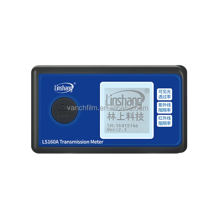 LS160 LS160A Portable Solar Film Transmission Tester Meter Window Tint UV IR Transmission Meter