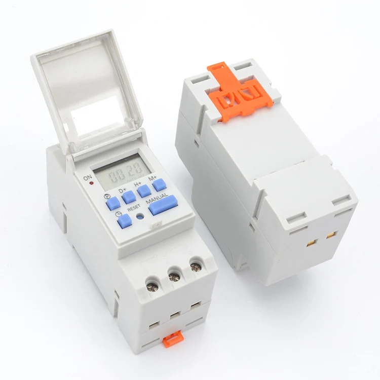 Din Rail Programmable Digital Timer Switch Relay Controller Power 220V 230V 6A 10A 16A 20A 25A