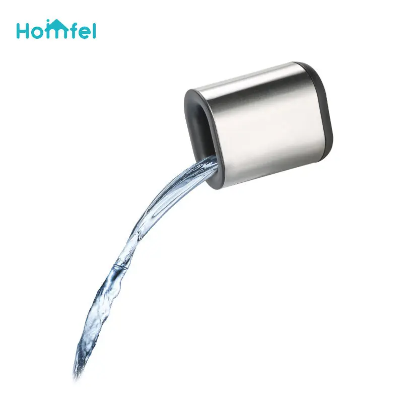 Hot nice look Europe style Stainless Steel SS compact Bathroom TPR 2.0 Toilet Brush Holder SET durable Toilet Brush