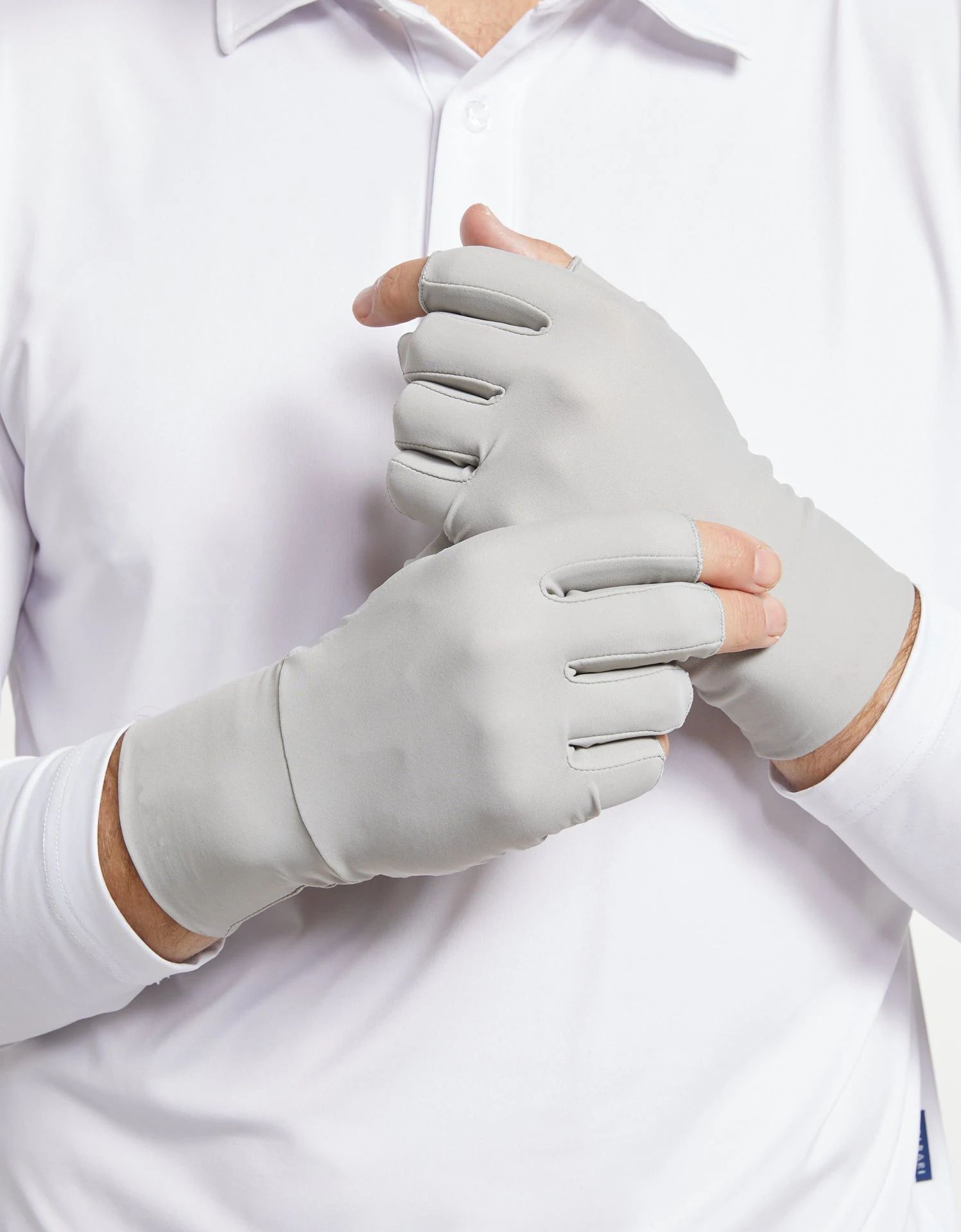 Пользовательские UV UPF50 ледяные шелковые полупальцевые уличные солнцезащитные перчатки для вождения для женщин