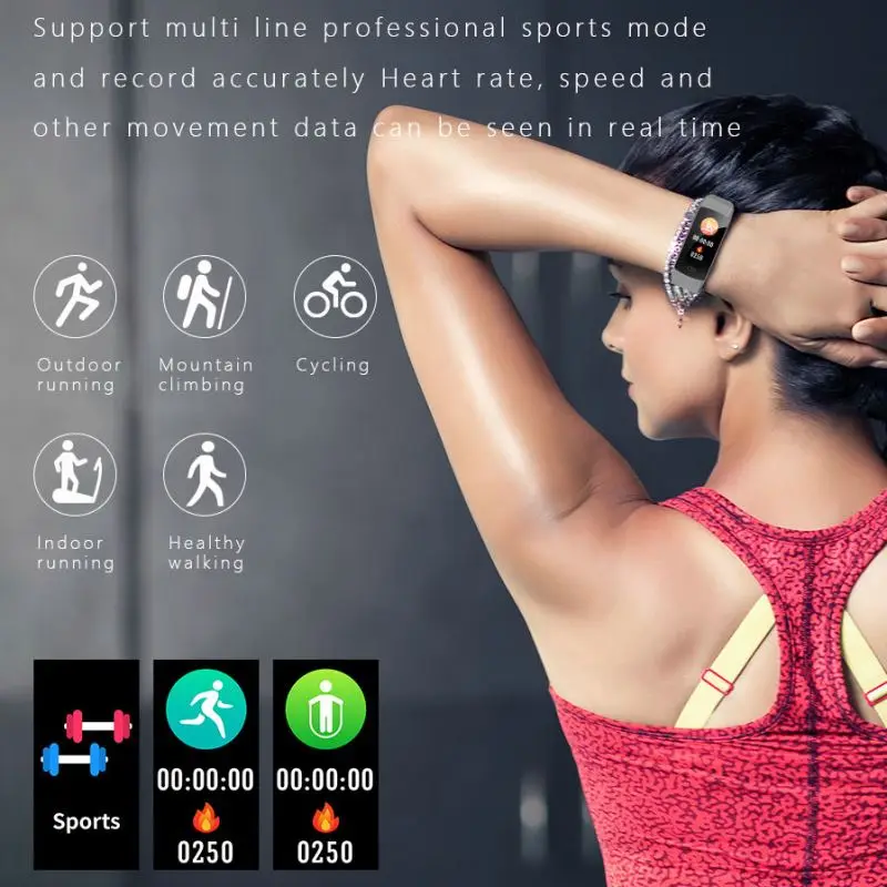 Fitness Band Smart Bracelet M4 Pro Watch Mi Reloj Inteligente Projector 2019 116Plus M5Band Banda 5 Mo4 Smarband M5 2020 M6