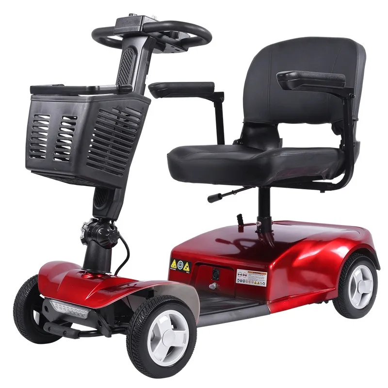  Four-wheels electric scooter vehicles for the elderly and