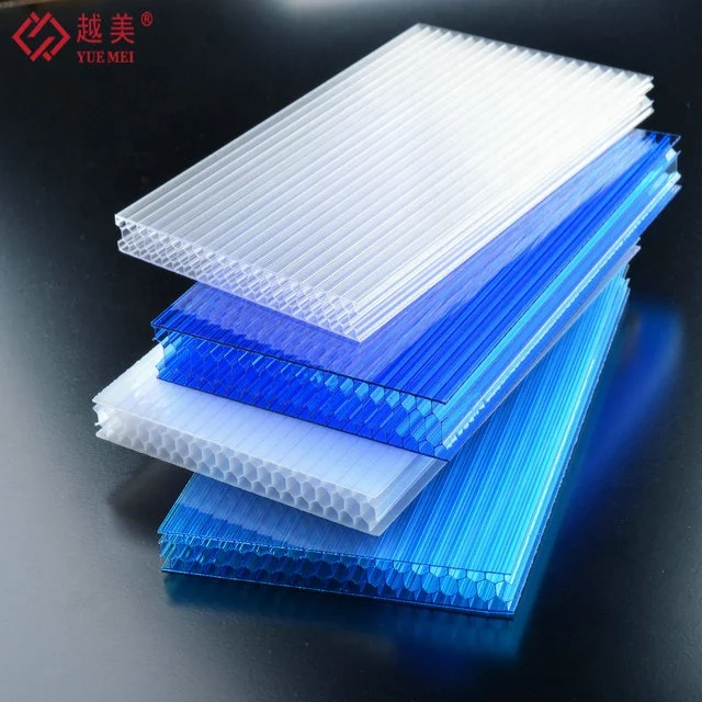 10mm transparent cellular polycarbonate sheets, honeycomb PC -Guangzhou YUEMEI