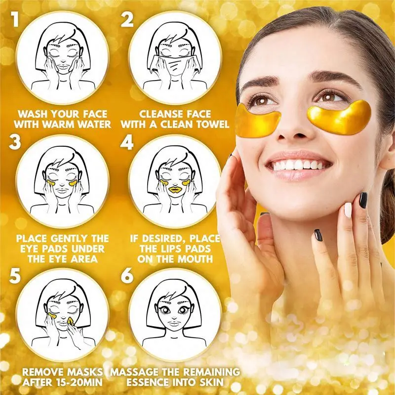Now Hot Selling OEM/MOQ the Factory Direct Whole Sale Masks for Men and Women Under Eye Mask Crystal Collagen Eyelid Patch