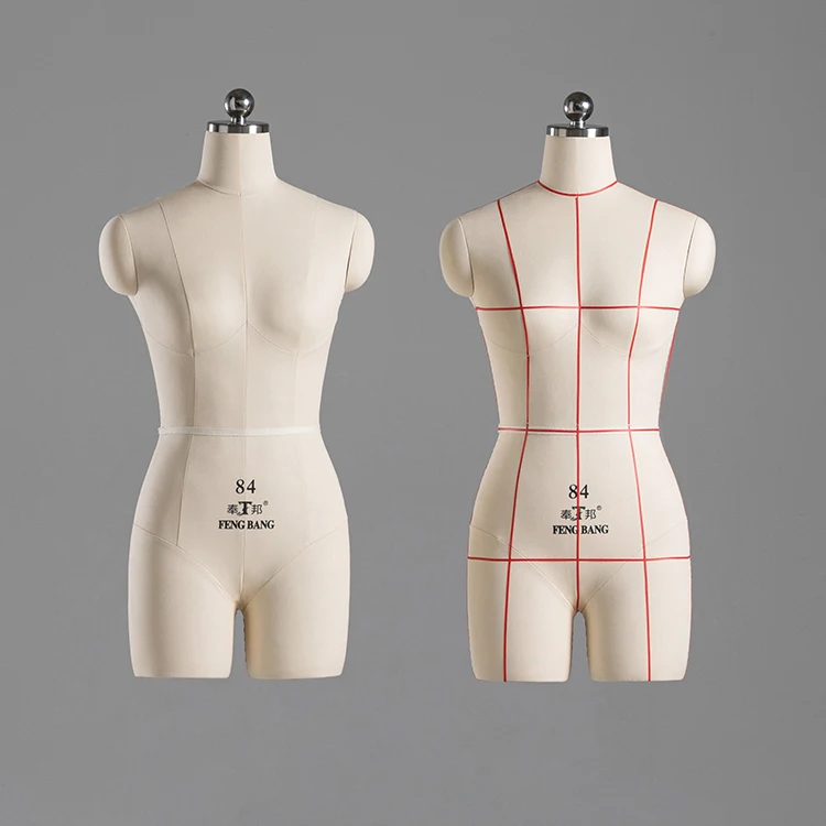 Wholesale Sewing Female Size Tailoring Mannequin Model Half Body Soft Tailors Dummy Mannequins for Dressmaker