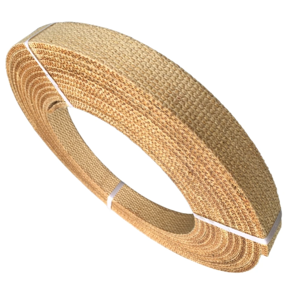15m Brass Wire Reinforced Woven Asbestos Free Brake Lining In Roll