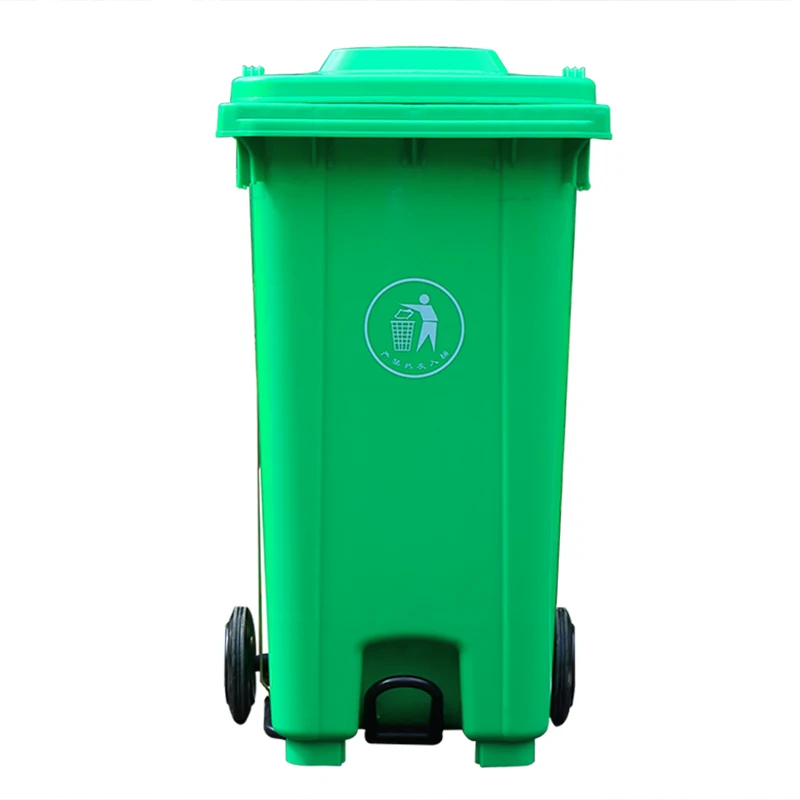 100 Liters outdoor trash can manufacturer wholesale dustbin with pedal garbage can