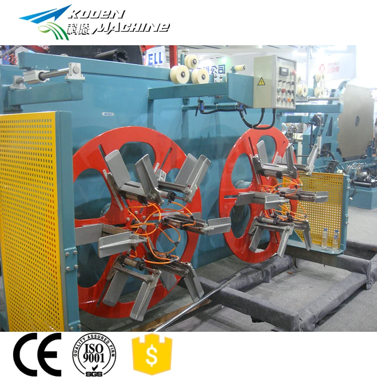 Automatic double station PE plastic pipe winder