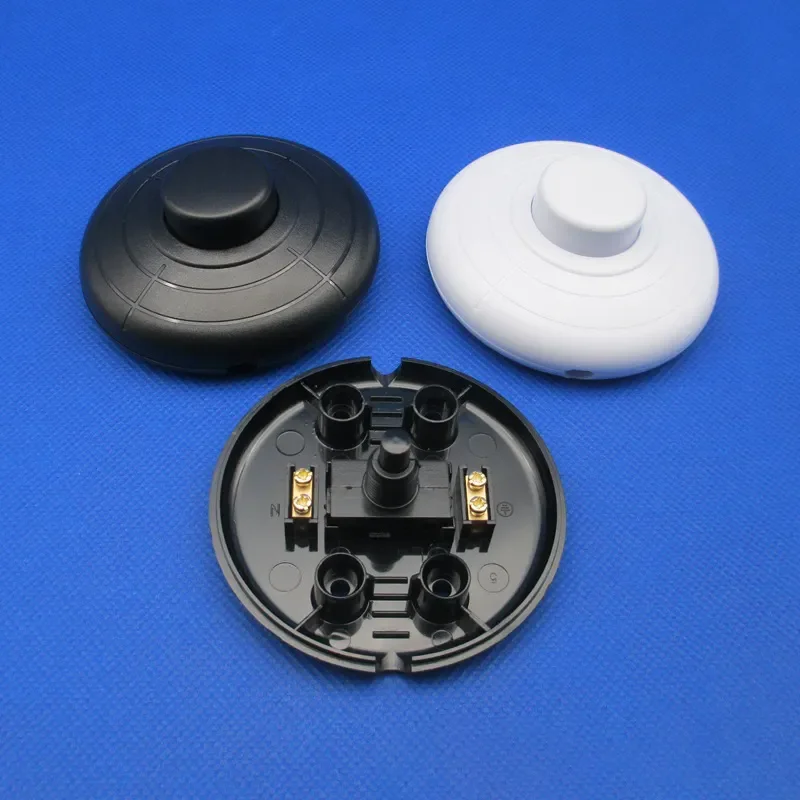 Tonghua Black plastic 317 Round floor lamp foot switch On-Off Control accessories