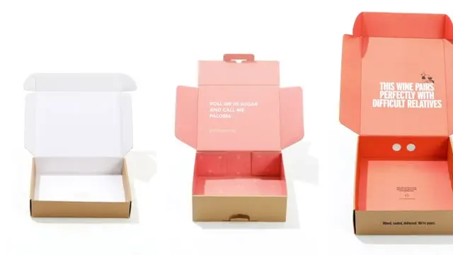 Custom all size die cut folding kraft packaging 8x8x4 shipping box cheap corrugate postal mailing box mailer box