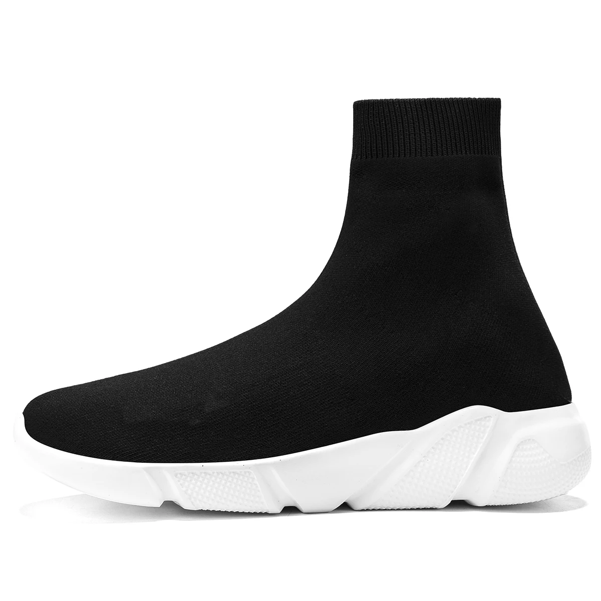 
White Black Fashion Trend Sock Boots For Men Women Fashion Women Sports Running Trainer Sock Shoes Mens Athletic Sneakers - Buy 