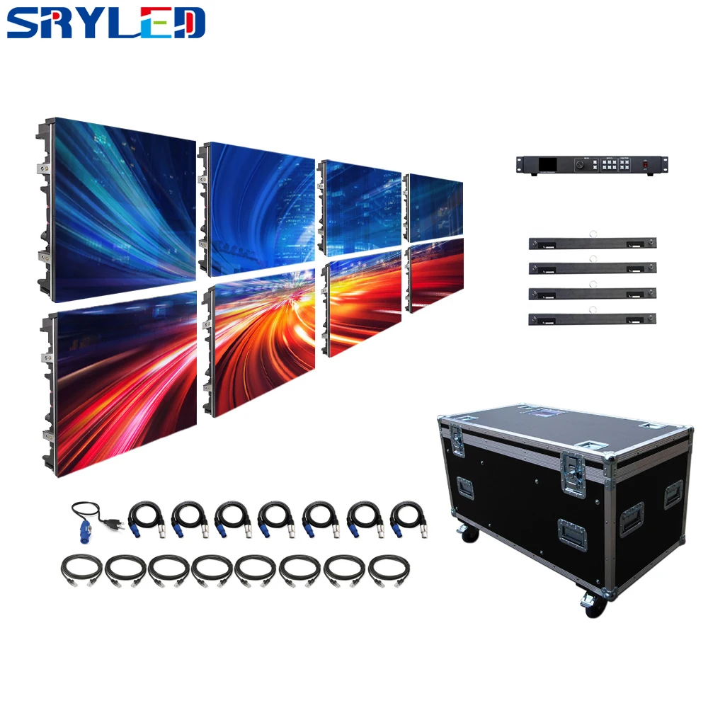 RGB SMD Гибкий внутренний прокат 500*500 мм P2.976 P3.91 P4.81 светодиодный видеоэкран HD полноцветный рекламный