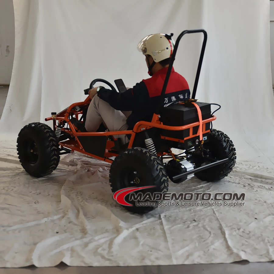 CE Approved Drift And Electric Karts With Huafeng Mechanical Electrical Golf Buggy Transaxle 1000W Shaft Drive Go Kart