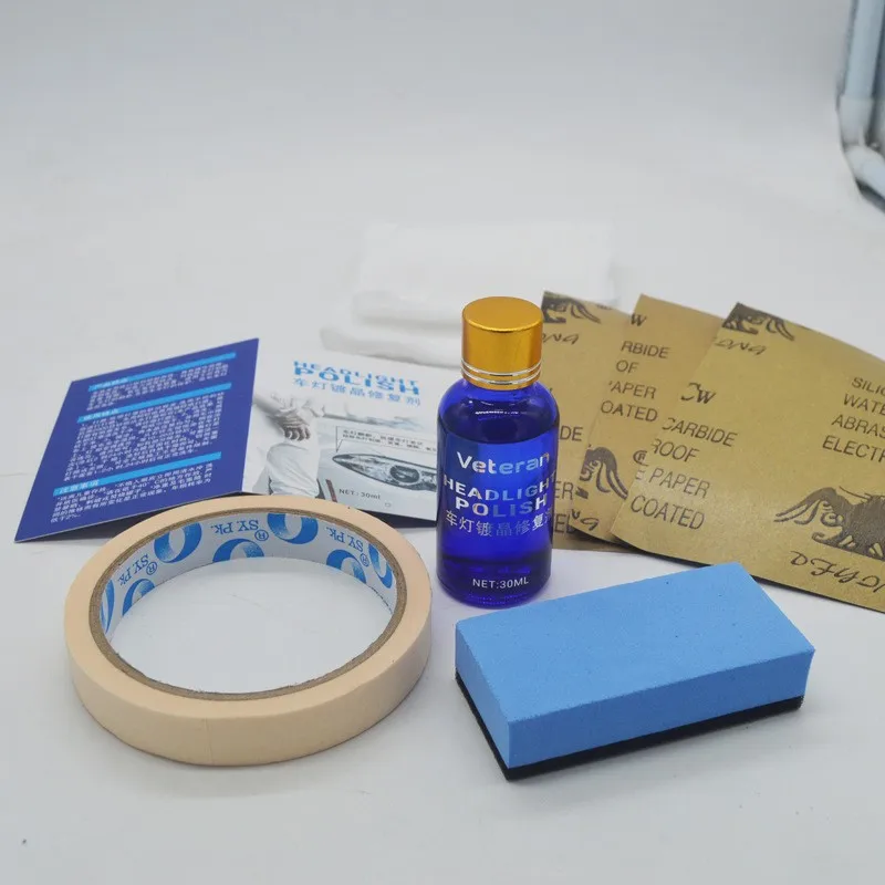 OEM C0338 30ML set Car Headlight Repair Coating Solution Kit Oxidation Rearview Coating Headlight Polishing Anti-scratch Liquid