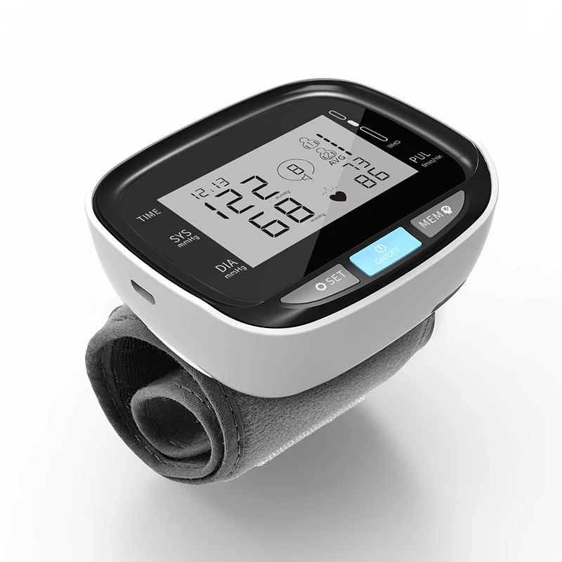 
Fully Automatic Large LCD Display Wrist Blood Pressure Cuff Digital Wrist Blood Pressure Kit 