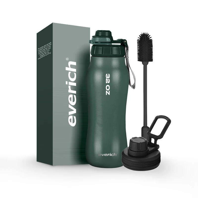 New shape design 24 oz Vacuum Insulated Stainless Steel Water Bottle gym water bottle easy to carry water bottles with custom lo