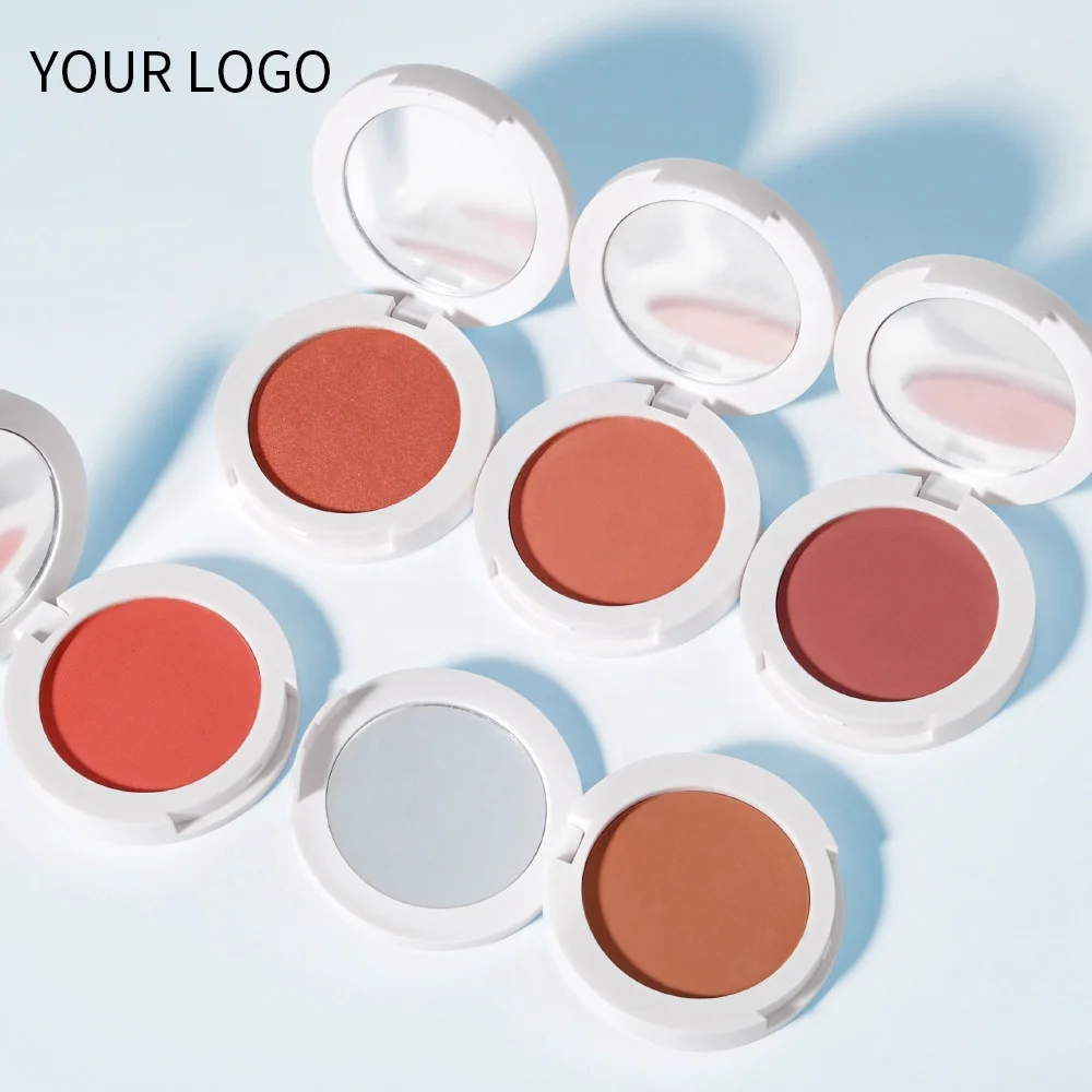 Private Label Long Lasting Lightweight Powder Blusher Custom Waterproof Soft Matte Blush