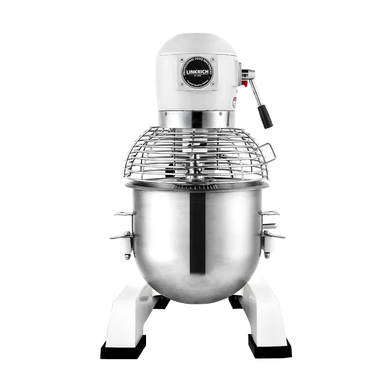 20 Liter Industrial Electric Food Mixer Machine with Stainless Steel Housing Bowl-Lift Design and Dough Hook Wholesale