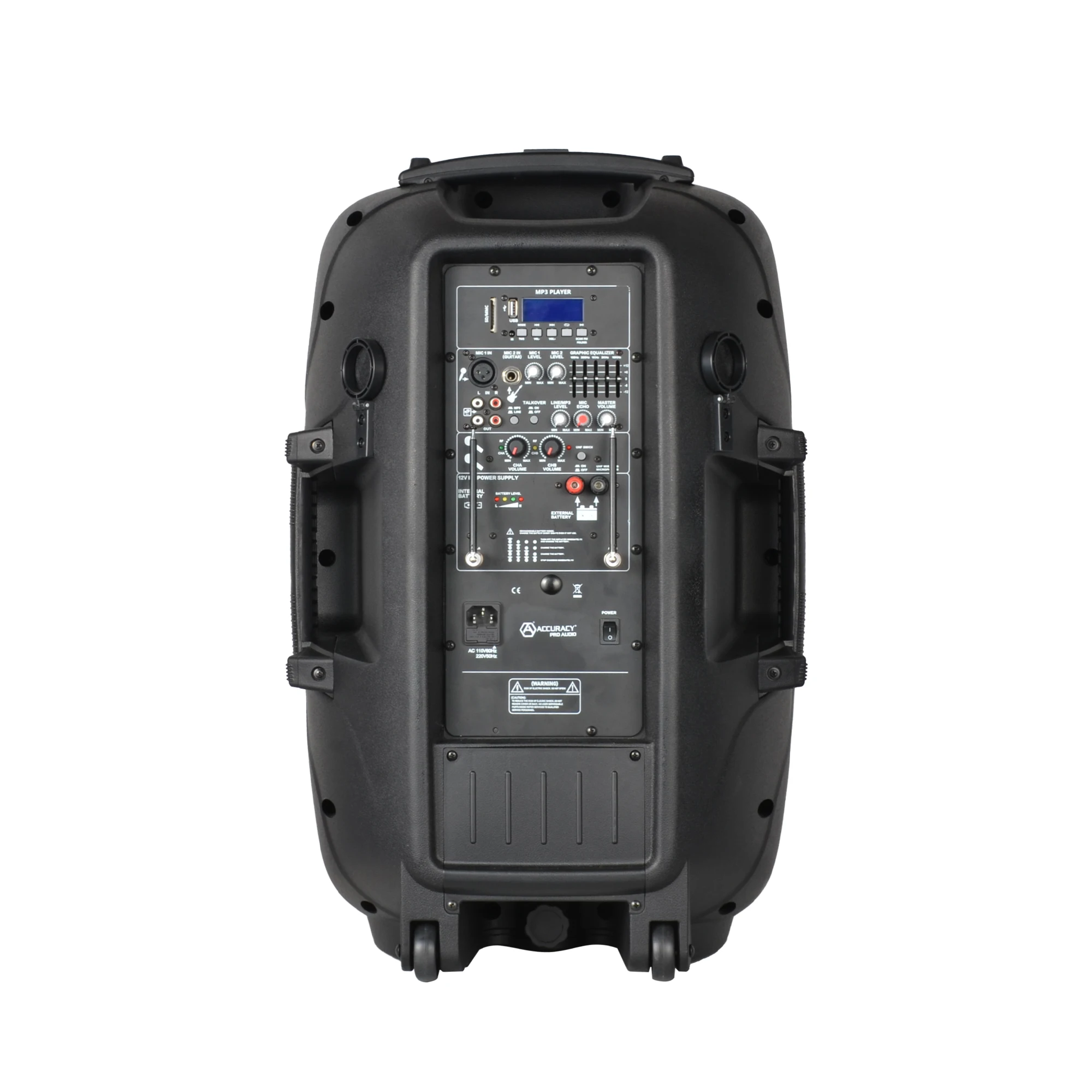 Accuracy Pro Audio Active Plastic Speaker PMLT15AUH Professional audio Sound System amplifier D dj speaker