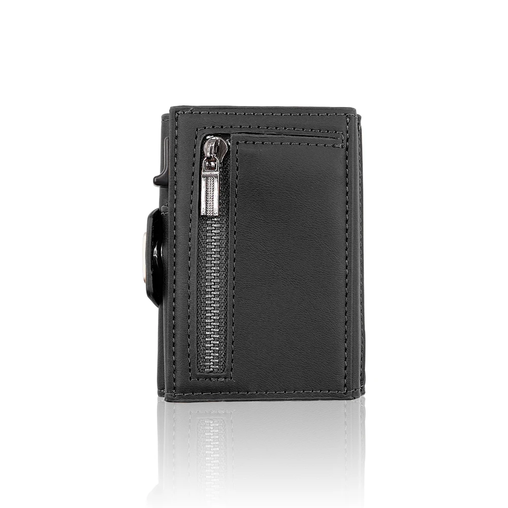 Custom metal card holder rfid blocking aluminium card holder pop up wallet credit card holder