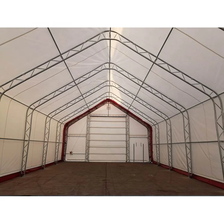 Waterproof Heavy Duty Industrial Double Truss Buildings Shelter