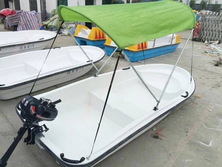 The newest rowing motor boat fishing boat with beautiful roof for sale