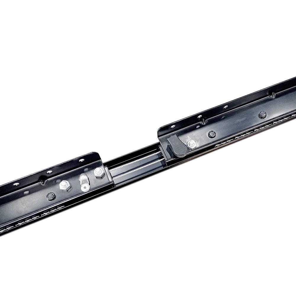 manufacturer 35mm one way slide 3 folds self-closing extendable dining table extendable mechanism rail track drawer slide