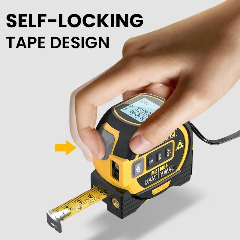 Laser Measuring Tool Range Finder Meters Rangefinder Laser Distance Meter Laser Level Measuring Tool with M/In/Ft Unit Switching