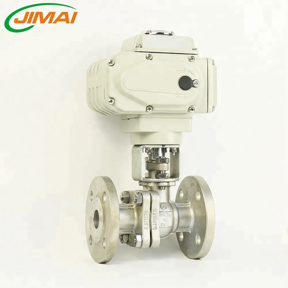 
Reasonable & acceptable price 220V/380VAC Electric Ball Valves with electrical actuator 