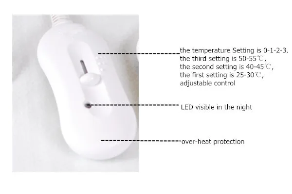 With CE/RoHS/CB/SAA Certificates Washable Ultrasonic Welding Technology Polyester Electric Under Blanket