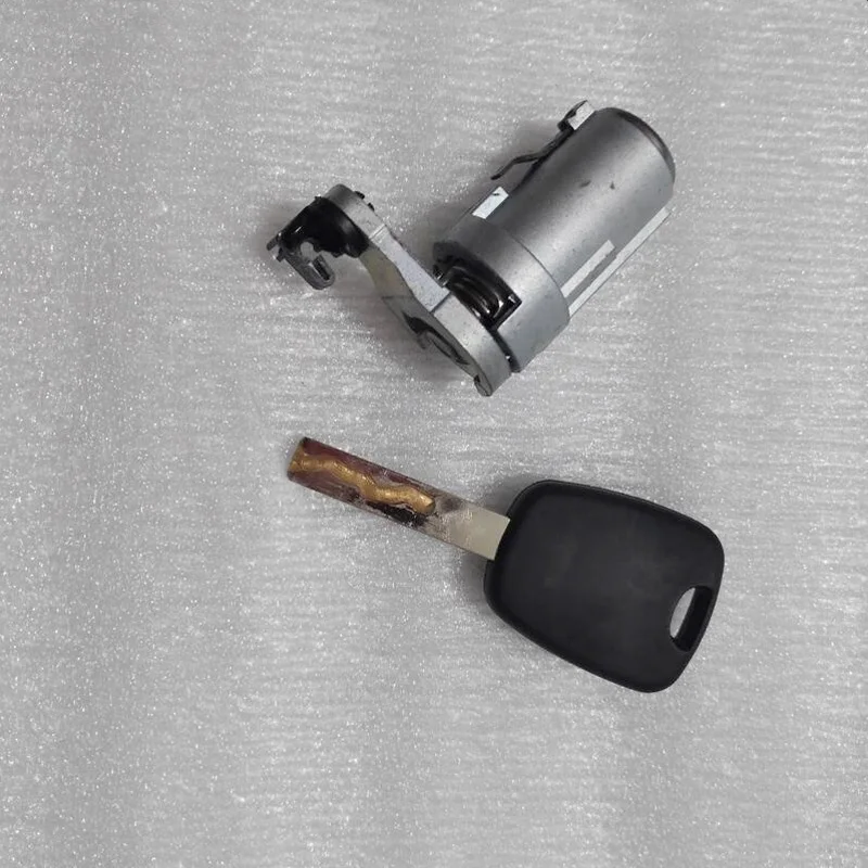 Цилиндр для автомобильного дверного замка для Peugeot 307, замок для дверного ключа со слотом, цилиндр для безопасного замка, цилиндр для автомобильного дверного ключа