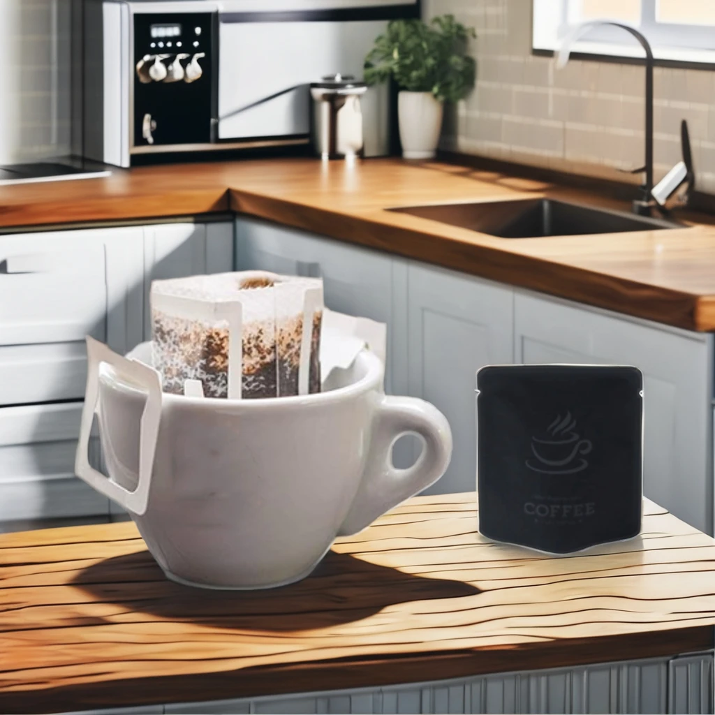Wholesale Custom Hanging ear small Pouch Moisture-Proof Custom Drip Coffee Tea Packaging Bags