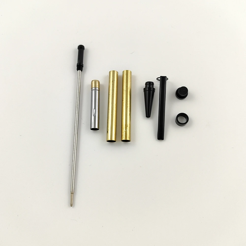 Taiwan DIY 7MM Slim Pen Kits Handmade Woodturning Pen Making Parts Sierra Bolt Action Twist Pen Kits