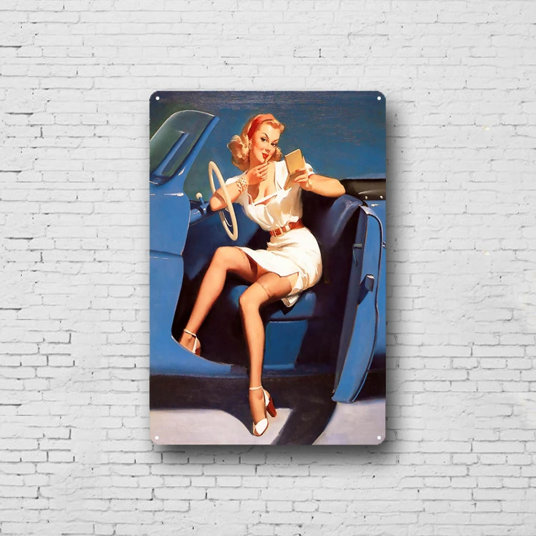 Ponerine China Manufacturer Vintage Tin Sign Poster Custom Printing Metal Poster