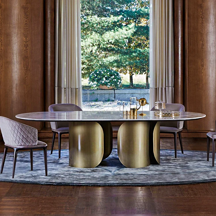 Elegant Luxury Quality Dining Room Furniture Set Modern Restaurant Kitchen Dining Tables With Chair