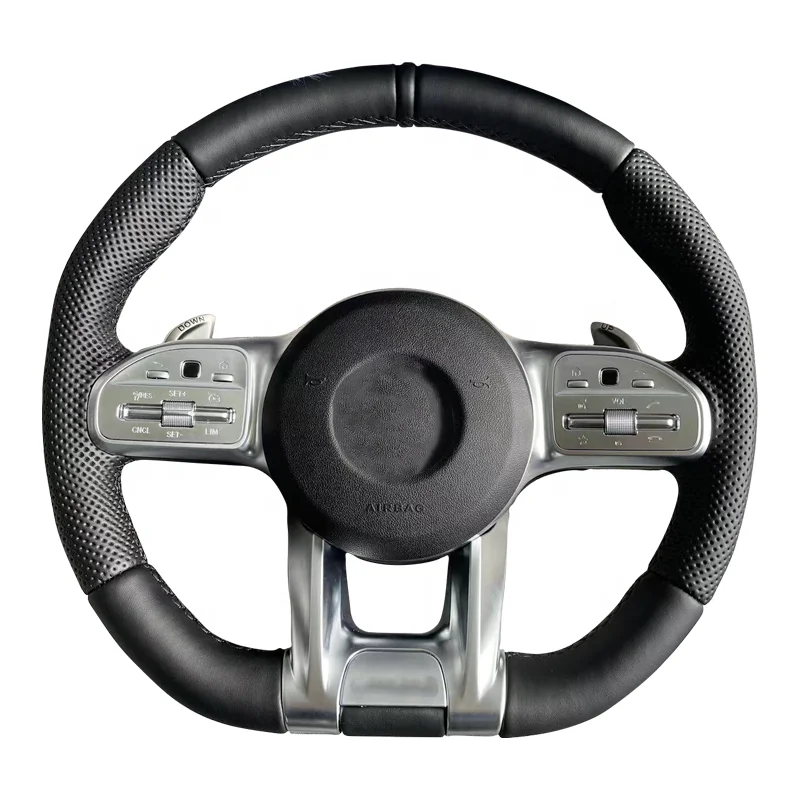 Suitable for Mercedes W205C63 W213E63 GLCW463AMG809 carbon fiber steering wheel, non-destructive installation other customizable