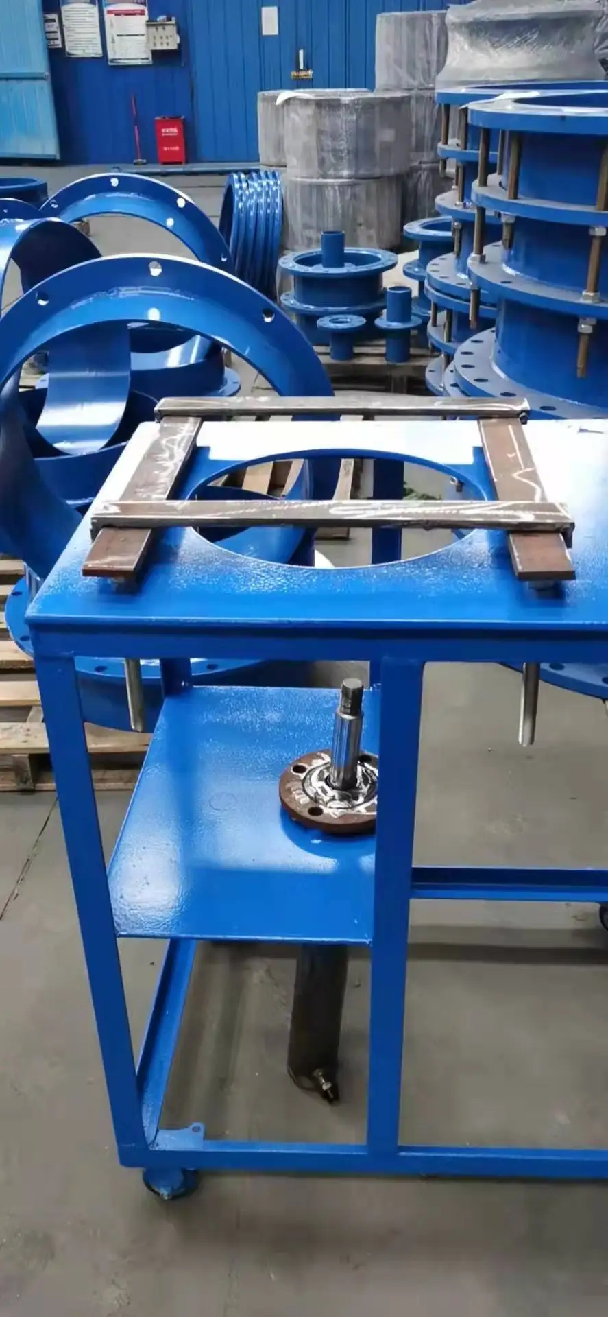 Rubber expansion joint assembling machine with Electric hydraulic