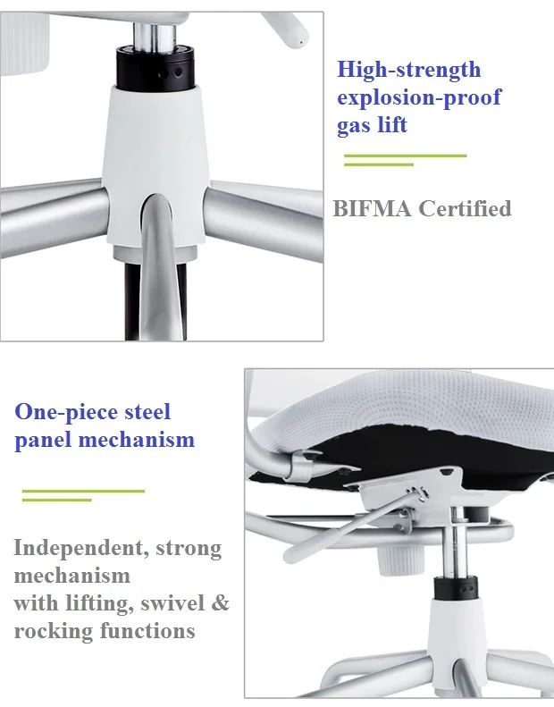 Budget price Home office chair computer use fashionable simple plastic swivel white height adjustable cheap price task office ch
